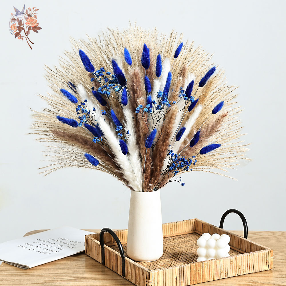Florist Supply Bulk - 70 steli blu soffice coda di