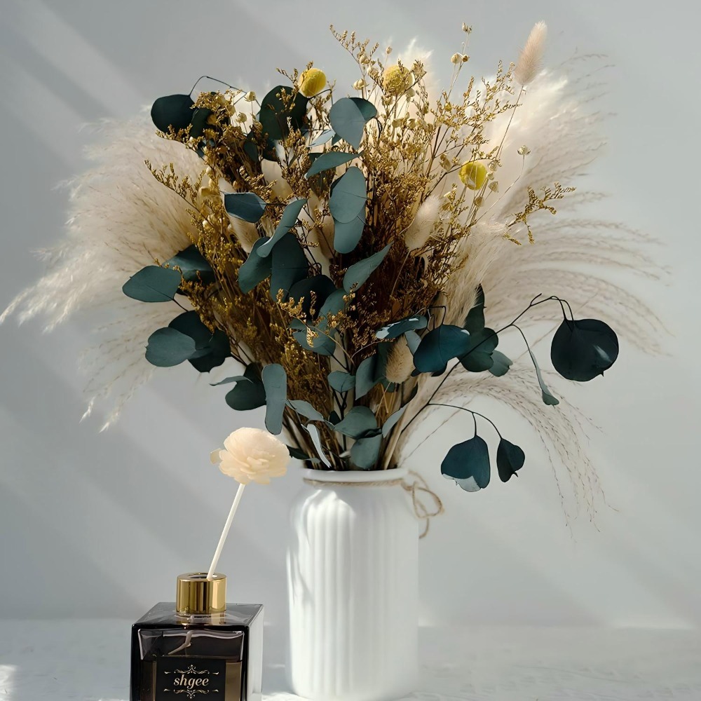 Bouquet di Erba della Pampas E - Eucalyptus Preserved recensione e prezzo